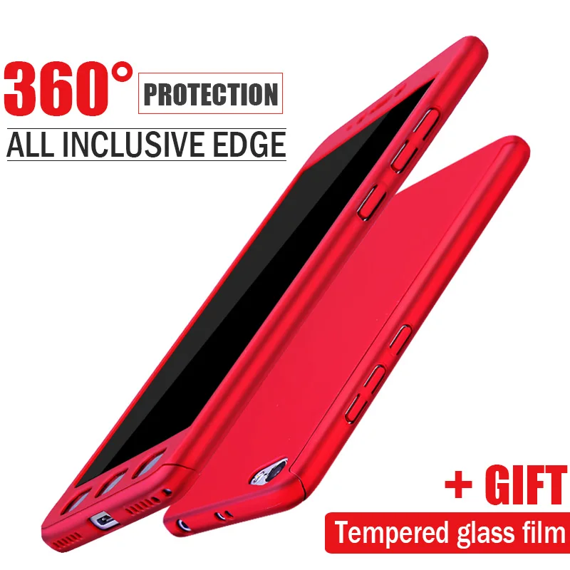 360 Защитные чехлы для Xiaomi Redmi Note 4 4X 5A 4A полное покрытие жесткий корпус