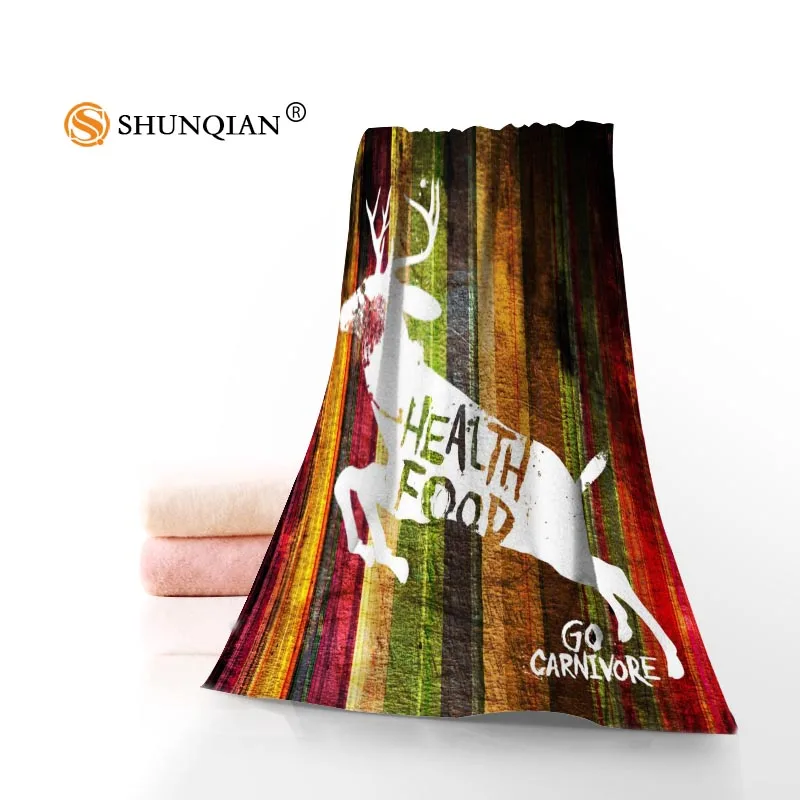 Новый пользовательский полотенце с оленями ситец уход за кожей лица/банные