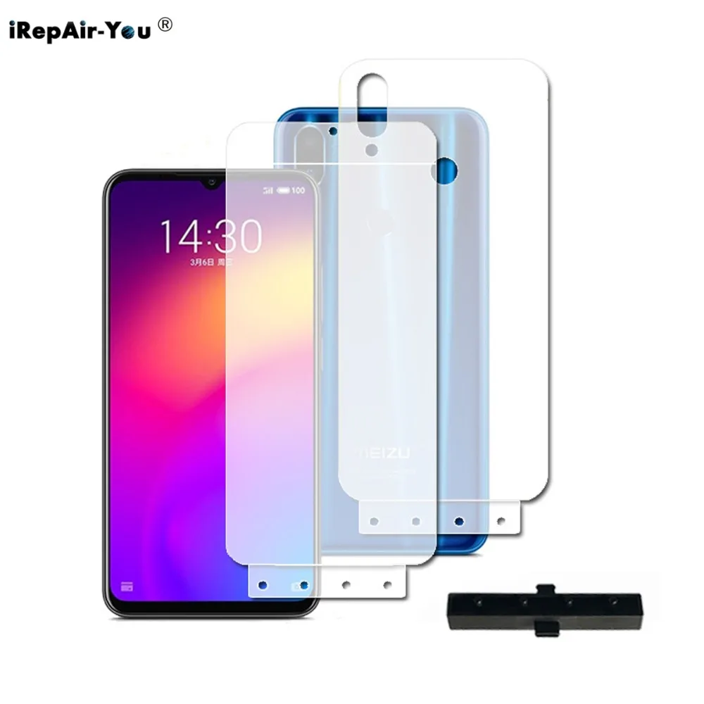Мягкая Гидрогелевая нано пленка из ТПУ для Meizu Note 9 8 16XS 16S 16th 15 Pro 7 Plus X8 2 шт. полное