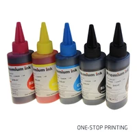 5pcsset 100ml universal dye ink refill kit compatible for hp epson canon brother lexmark dell printer ink cartridges