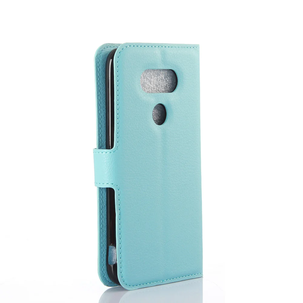 Для LG G5 чехол для кошелька Стент чехол Личи узор случае кожаные чехлы-раскладушки защитную крышку черный чехол для LG 5 LG5 H830 LG830