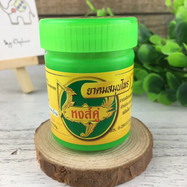 12 шт 1 Hong Thai традиционные тайские травяные ингаляторы носоотвод освежающие