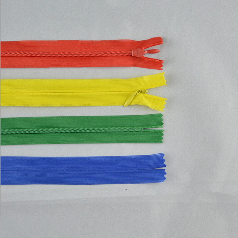 100 шт./лот Высокое качество нейлон молния одежда одеяло 55 см невидимая Швейные