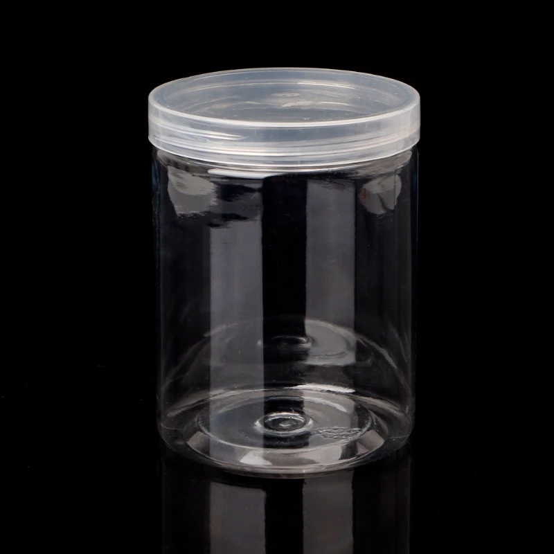 350 мл пустой пластиковый контейнер для слизи, пенный светильник, глина, органайзер, банка для макияжа, коробка для ногтей, косметический горшок, бутылка для крема, банка для хранения продуктов