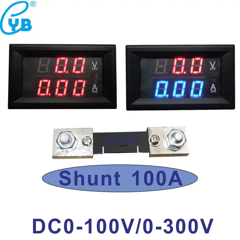 Цифровой тестер напряжения и тока 100 А 75 мВ 0 300 в|shunt 100a 75mv|shunt 100adc digital |