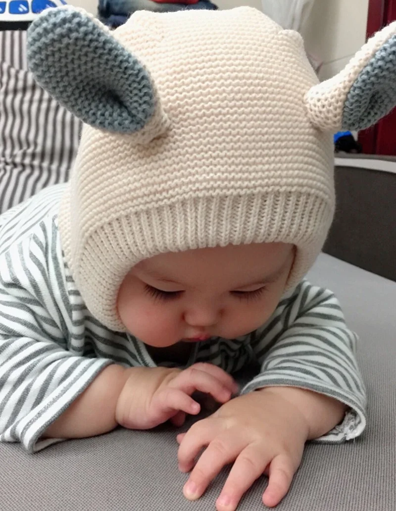 Новые детские Шапки в 3 размерах; От 1 до 3 лет Одежда для мальчиков и девочек Шапки детская осень-зима Шапки Капо шапки для детей на осень-зиму; Baby muts KF269