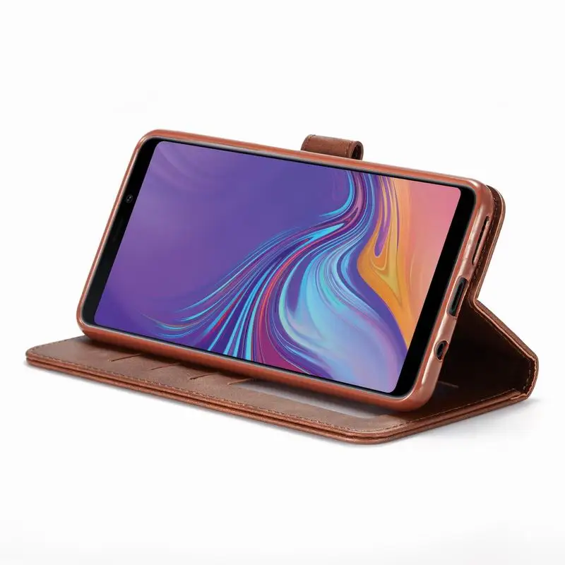 Чехол для Samsung Galaxy A50 A30 A20 роскошный Магнитный Флип кошелек винтажные кожаные