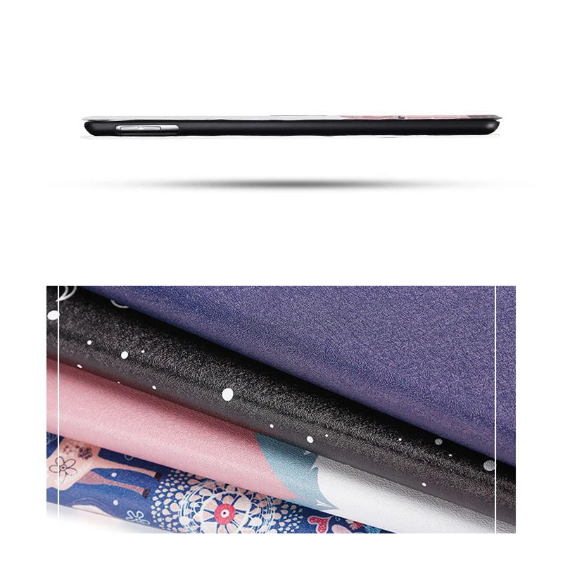 Для iPad Air 2 1 чехол тонкий смарт PU кожа рукав для 5 6 милый мультфильм ПК назад air