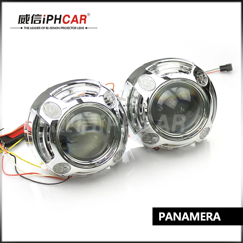 Бесплатная доставка автостайлинг IPHCAR автозапчасти белые светодиодные глаза