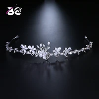be 8 new arrival fashion jewelry aaa cubic zirconia pave women tiaras hair accessories beauty bride wedding crown for gifts h114