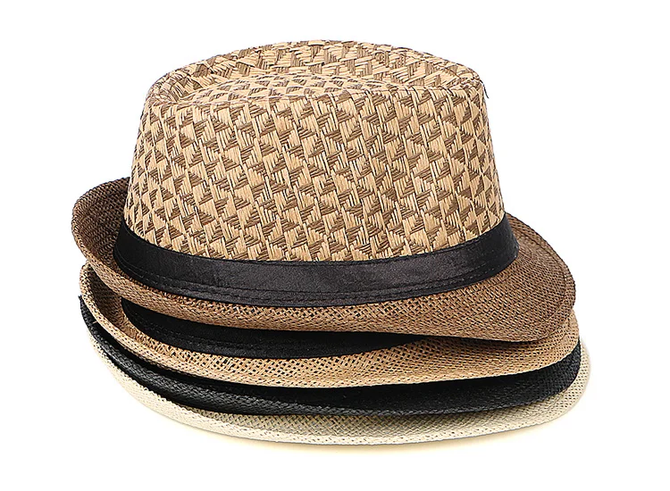 Мода лето Chapeu Homme ковбойские шляпы с клетчатым принтом Панама соломенная шляпа мужская кепка Панама gorro hombre джазовая шляпа