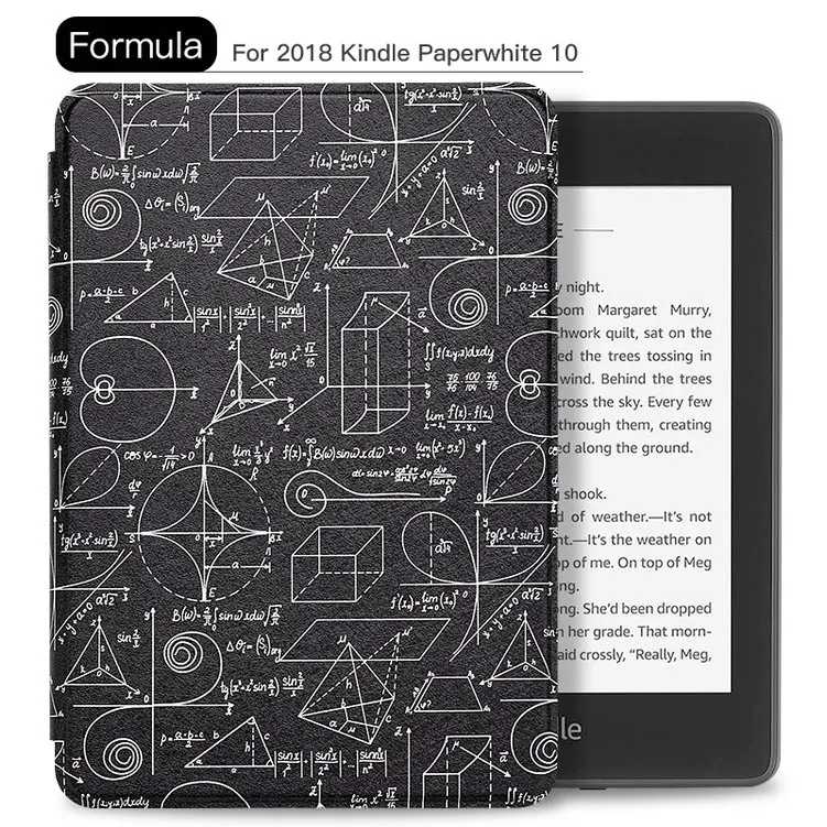 Formula WALNEW из искусственной кожи чехол для Amazon Kindle Paperwhite(10 поколение) 6 дюймов крышка электронной книги Smart Auto Sleep/Wake - Цвет: Formula
