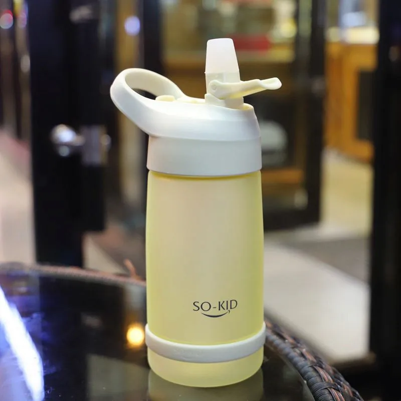 550ml Tea My Water Bottle Cute for Kids Children Mini with Straw Sports Drinking Bottles Hiking Camping BPA Free | Дом и сад