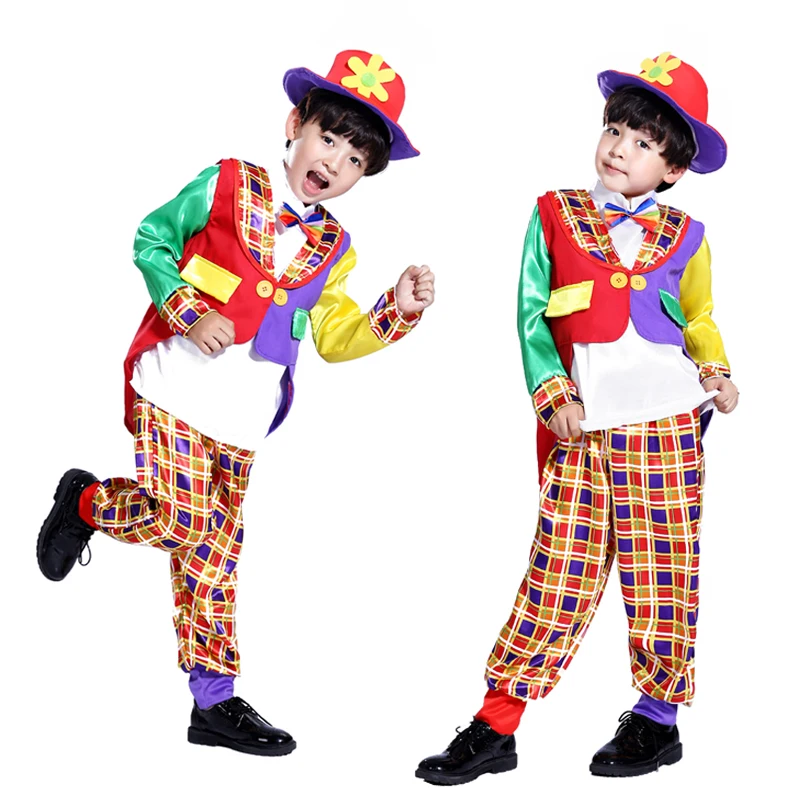 Новый детский костюм на Хэллоуин для маскарада косплея реквизит клоуна