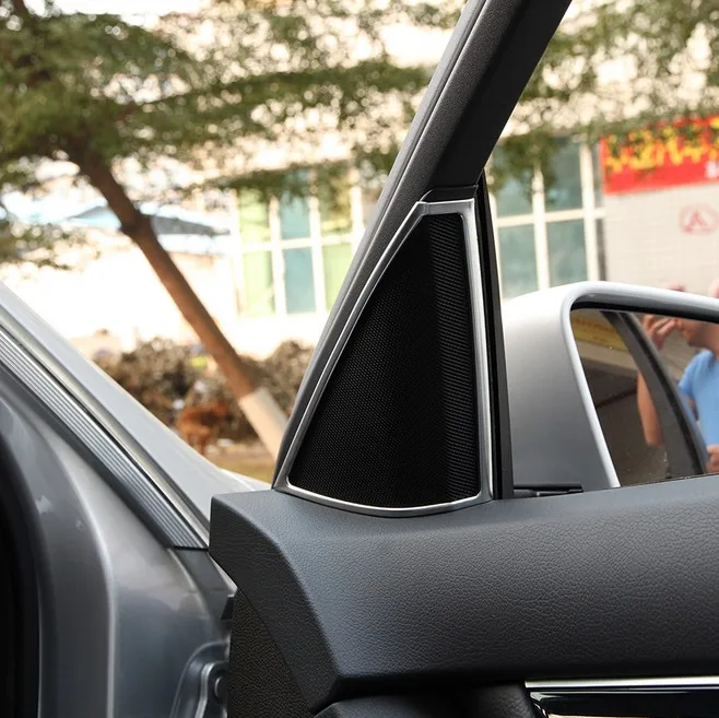 Хромированная Автомобильная дверная акустическая Накладка для Mercedes Benz C Class W204 C180