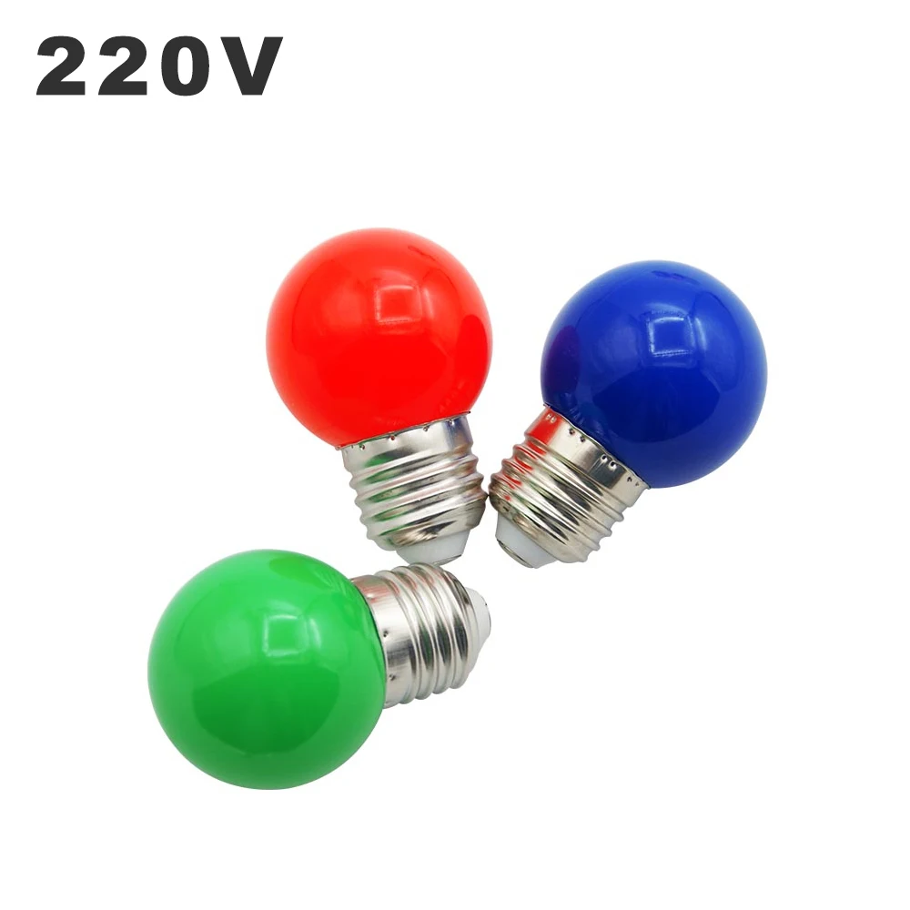 6 шт./лот 220 V E27 светодиодный Красочные лампы SMD2835 энергосберегающая лампа для