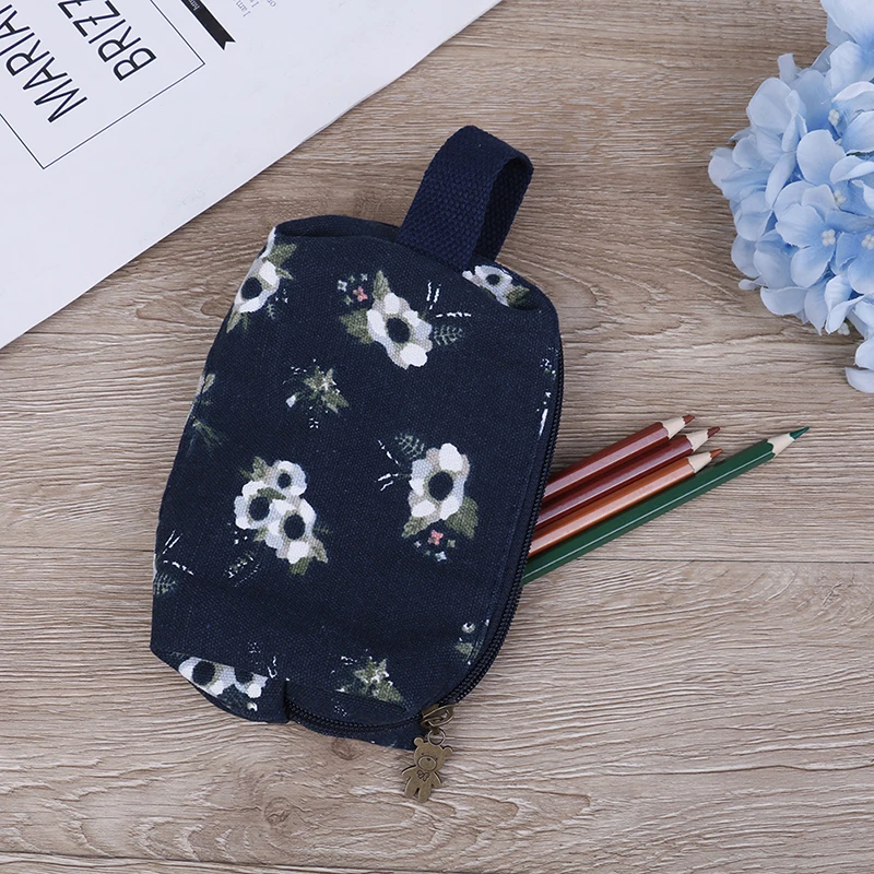 1 шт. новинка пенал из енота альпаки лисы холст канцелярские принадлежности