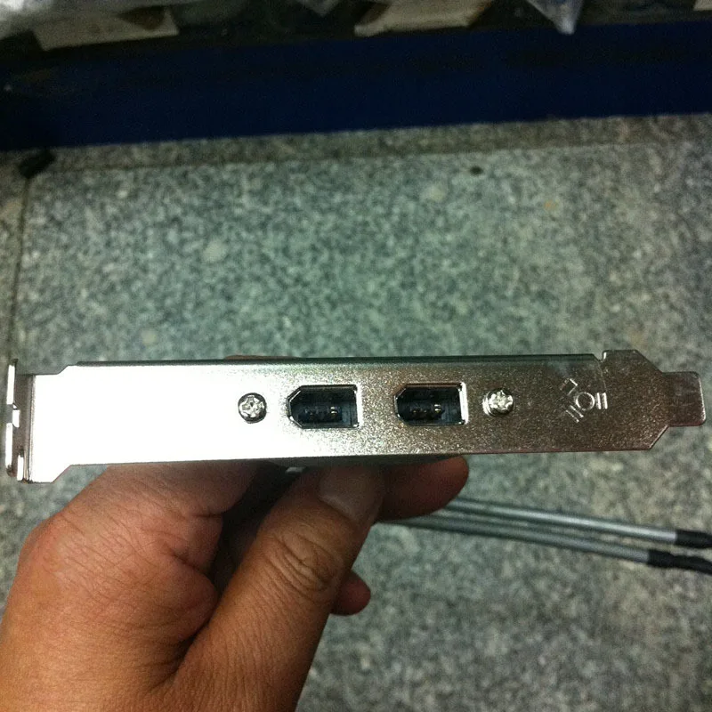 Internal Motherboard 9p to 2 Port IEEE 1394A 400 FireWire Full Height Profile Rear Bracket Cable 30cm |