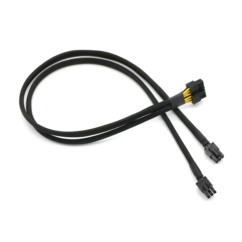 Модульный кабель питания серии Seasonic X с черным рукавом 12 контактный и двойной PCI E 6
