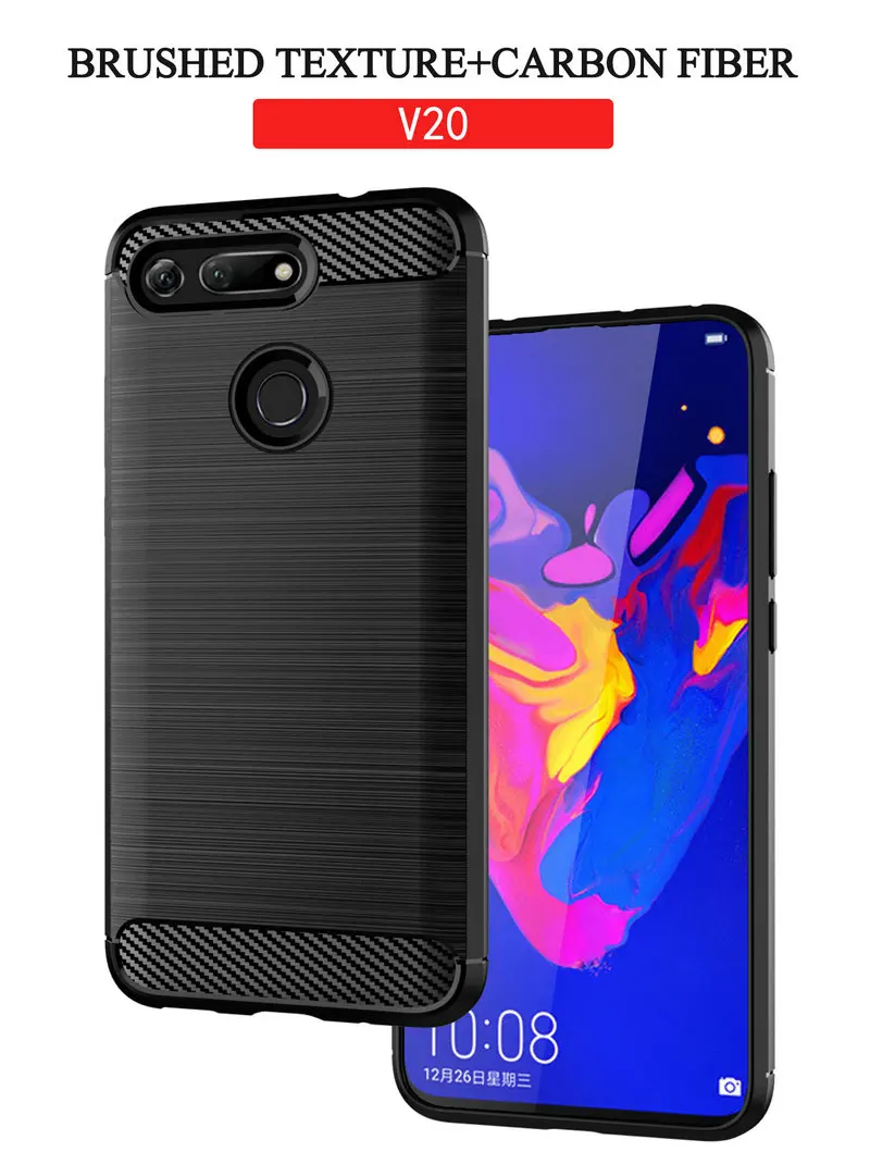 WIERSS Anti-fingerprint Phone Case Cover for Huawei Honor View 20 View20 V20 Slim Armor Fundas Capa&gt |