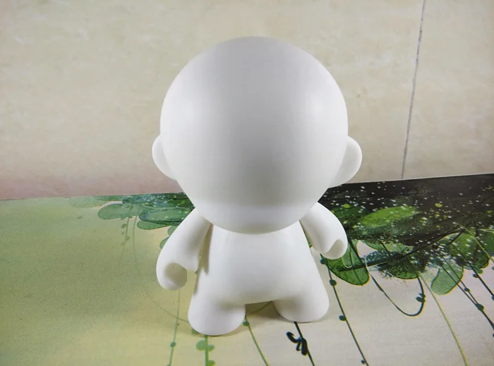 10 шт./лот 4 дюймовые белые куклы Kidrobot Munny Сделай Сам Виниловые художественные