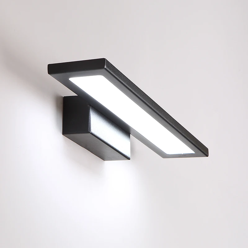 

LED Anti-fog Mirror Light bathroom Waterproof White / Black Wall Lamp AC90V - 260V Modern Long Bathroom Light make up mirror