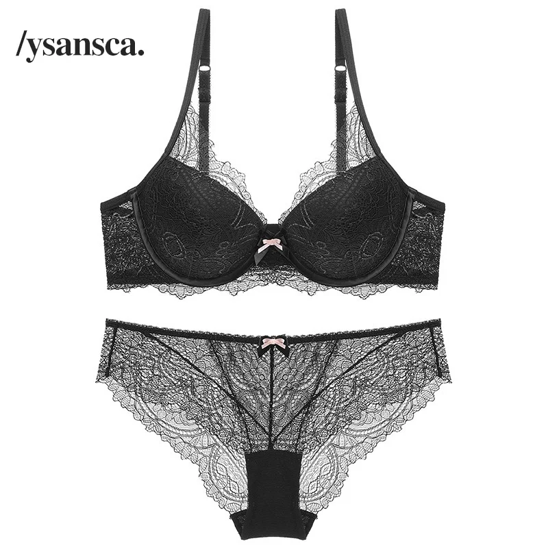 YSANSCA, сексуальное, собирает, удобное, ультра-тонкое, с цветами, свежее, кружевное, дышащее нижнее белье, женский бюстгальтер, набор