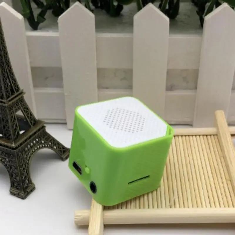 Новый мини портативный динамик внешняя звуковая карта Mp3 положительная коробка