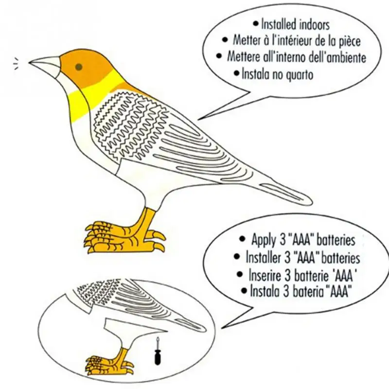 Беспроводной цифровой колокольчик с уникальным дизайном бесшумная имитация