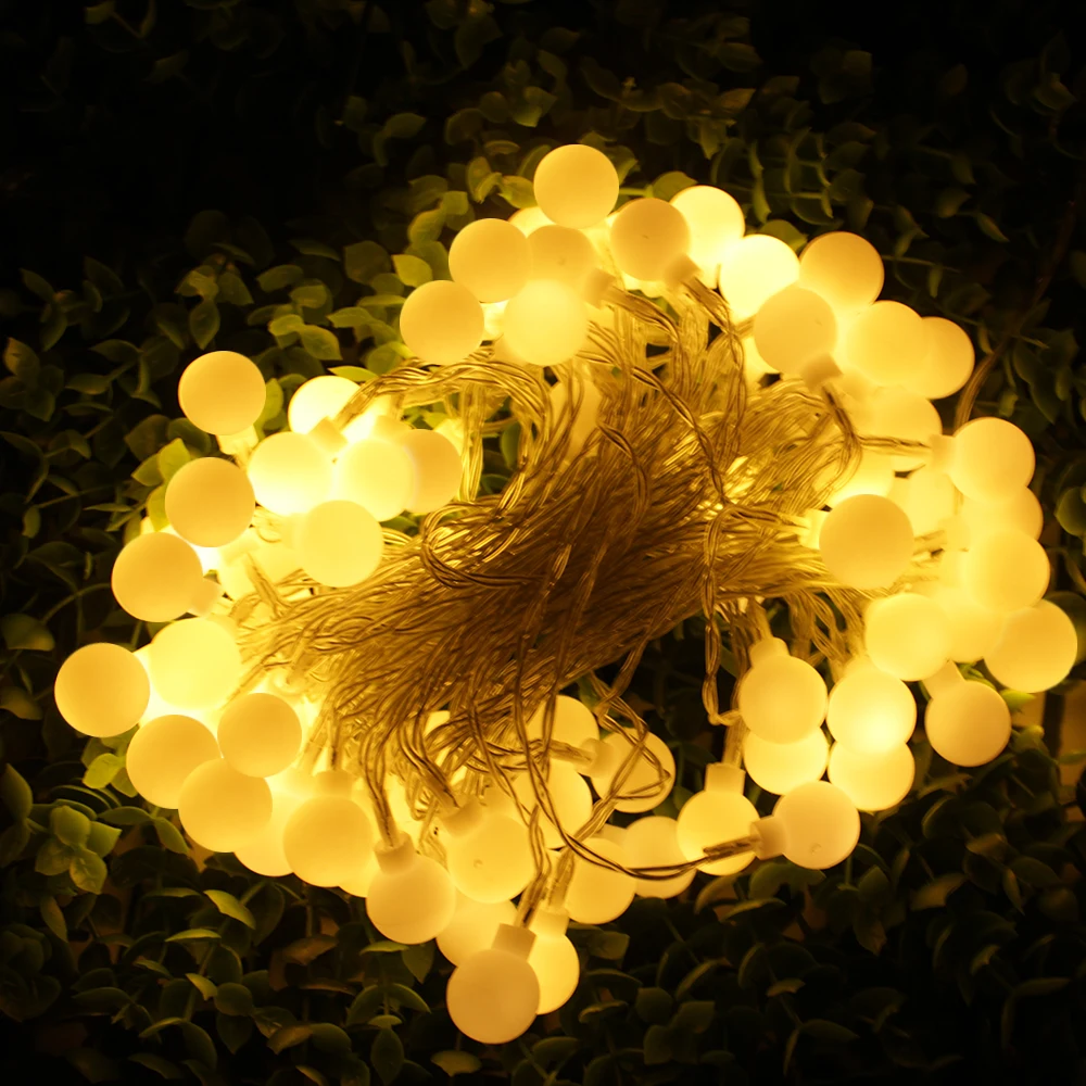 Свадебные украшения ЕС Plug светодио дный гирлянды светодиодные свет мяч сад Фея