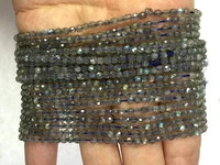 1 strings labradorite faceted beads 2mm 3mm 4mm round aaa gradefaceted spacer tiny beads15 5string