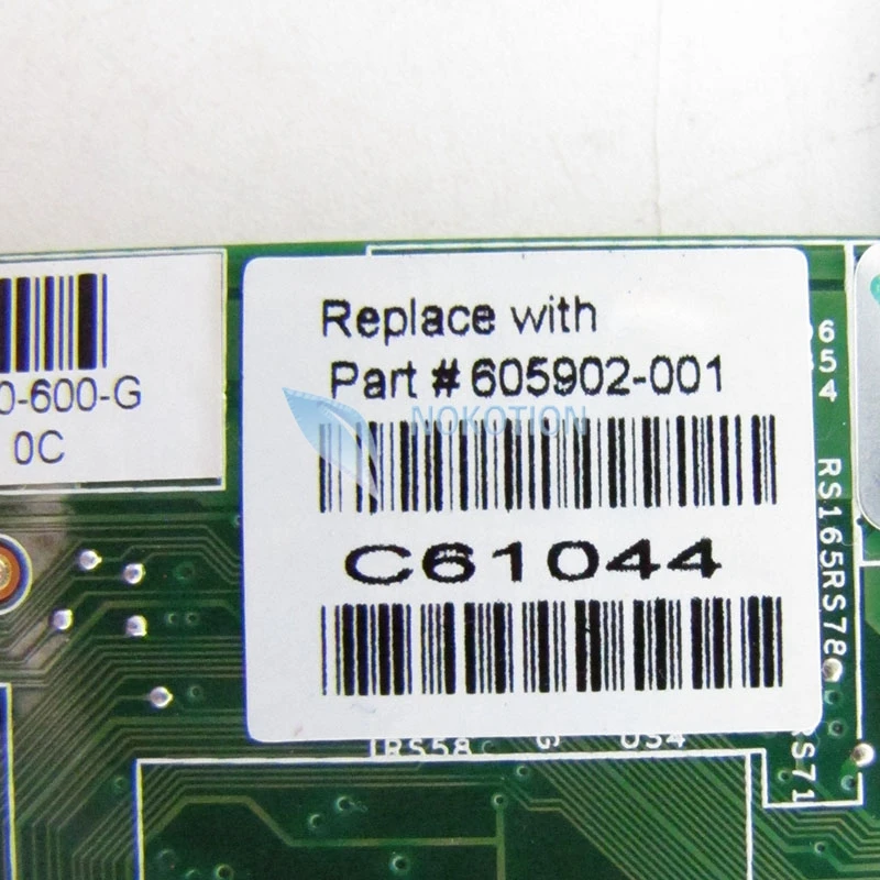NOKOTION 605902-001 материнская плата для ноутбука HP G62 G72 HM55 DDR3 Материнская | Компьютеры и