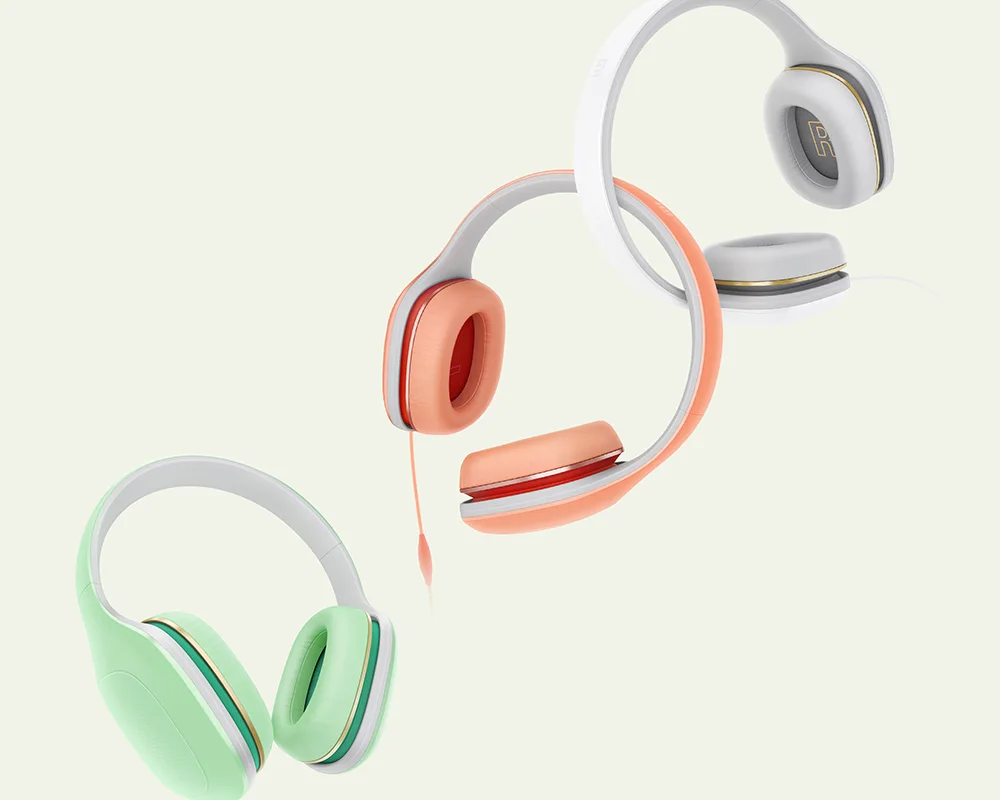 Оригинальные Xiaomi Hi-Res аудио стерео наушники с микрофоном 3,5 мм музыкальные наушники бериллиевый Мембранный Микрофон красочная легкая версия