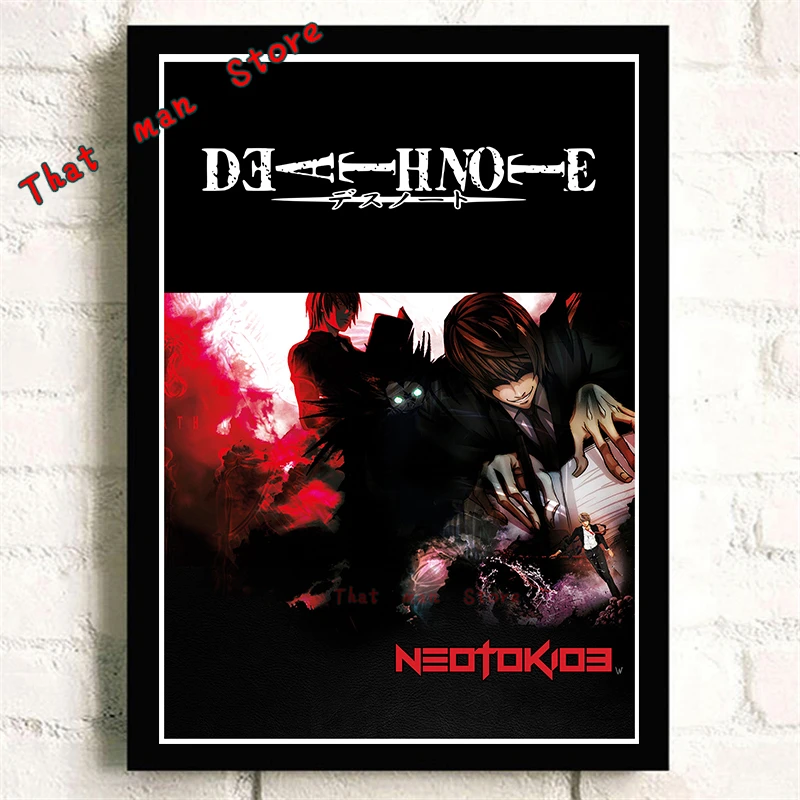 DEATH NOTE мультфильм анимация комиксы высокой четкости печати Плакат кафе украшения ребенок подарок на день рождения картины без рамки