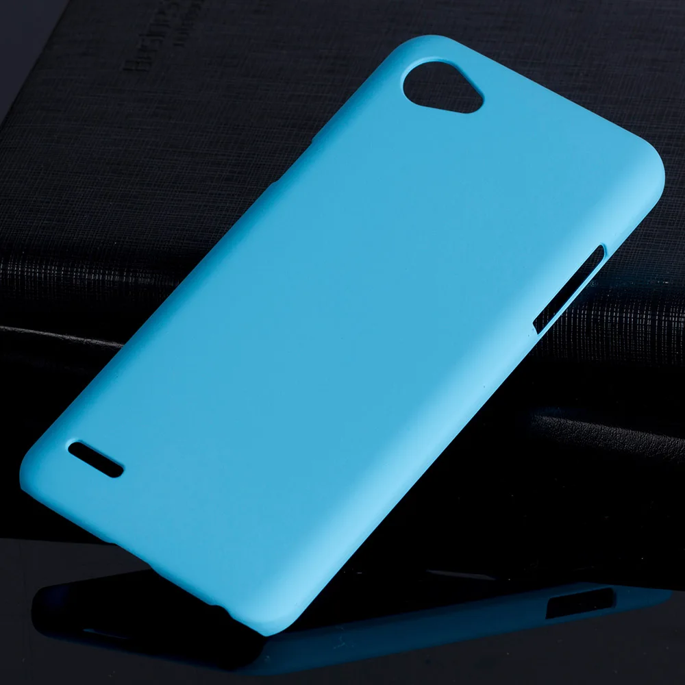 Матовая Пластик Coque 5.5For Lg Q6 чехол для Lg Q6 Q6a плюс альфа M700 M700a телефона чехол-лента на заднюю панель - Цвет: Sky Blue