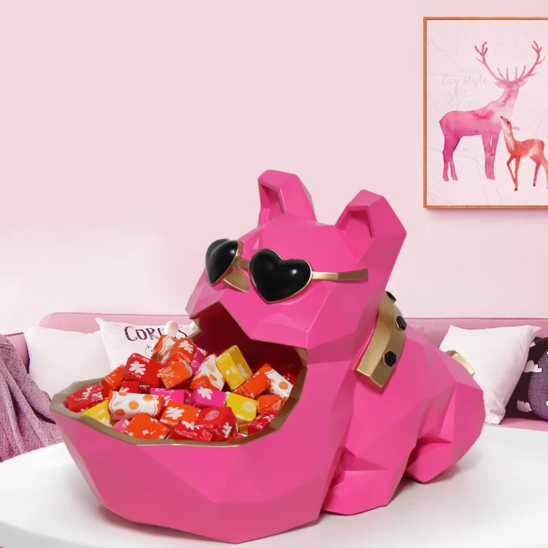 Аксессуары для украшения дома, 3D статуэтка, статуя собаки, коробка для хранения, Настольная скульптура, Декор для дома, украшение для свадебной вечеринки