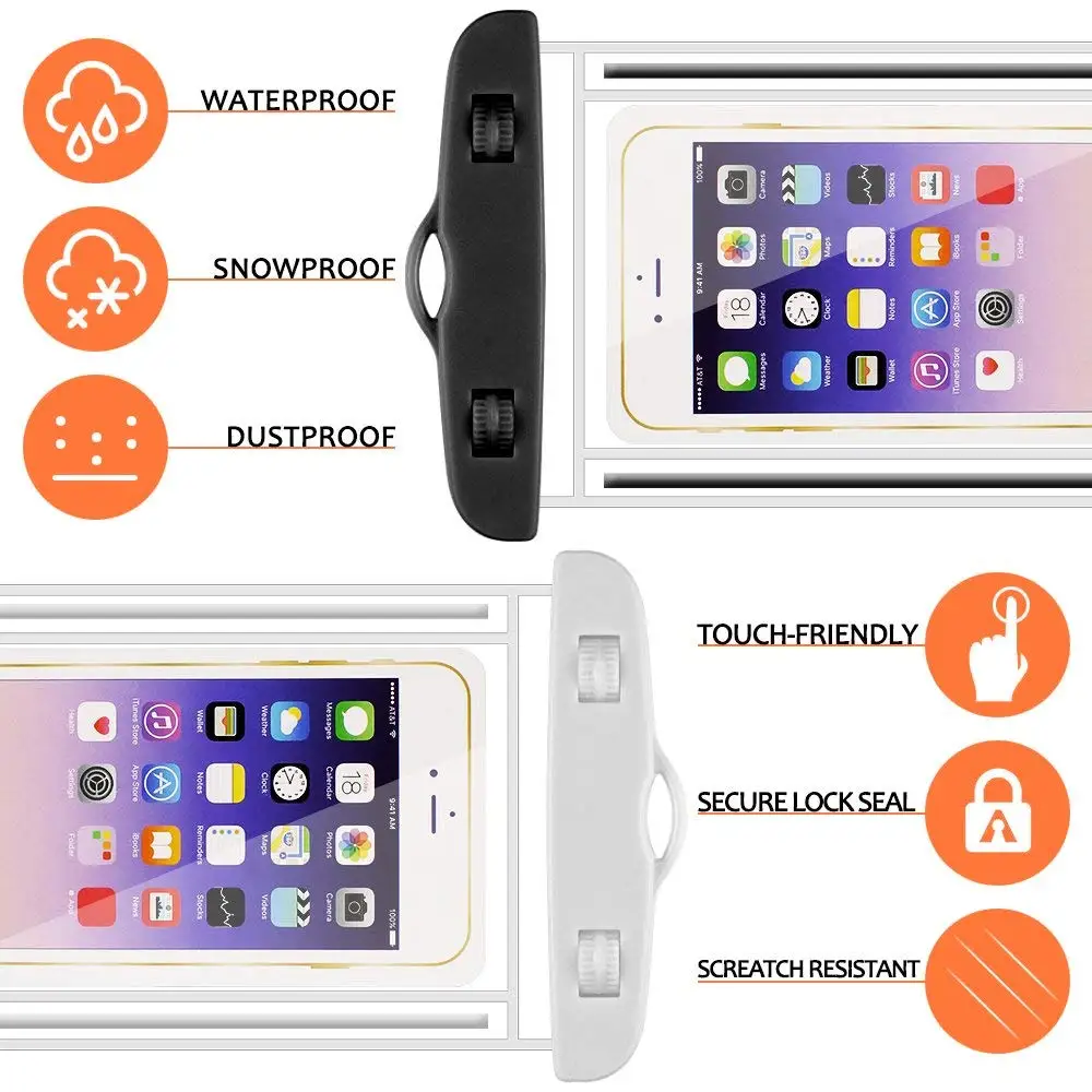 Открытый водонепроницаемый мешок универсиал 6 дюймов Чехол для мобильного