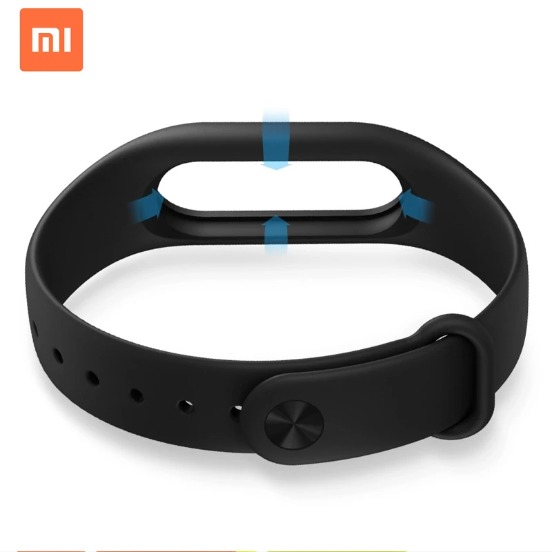 Оригинальный силиконовый ремешок Xiaomi mi band 2 цветной браслет для Mi Band смарт