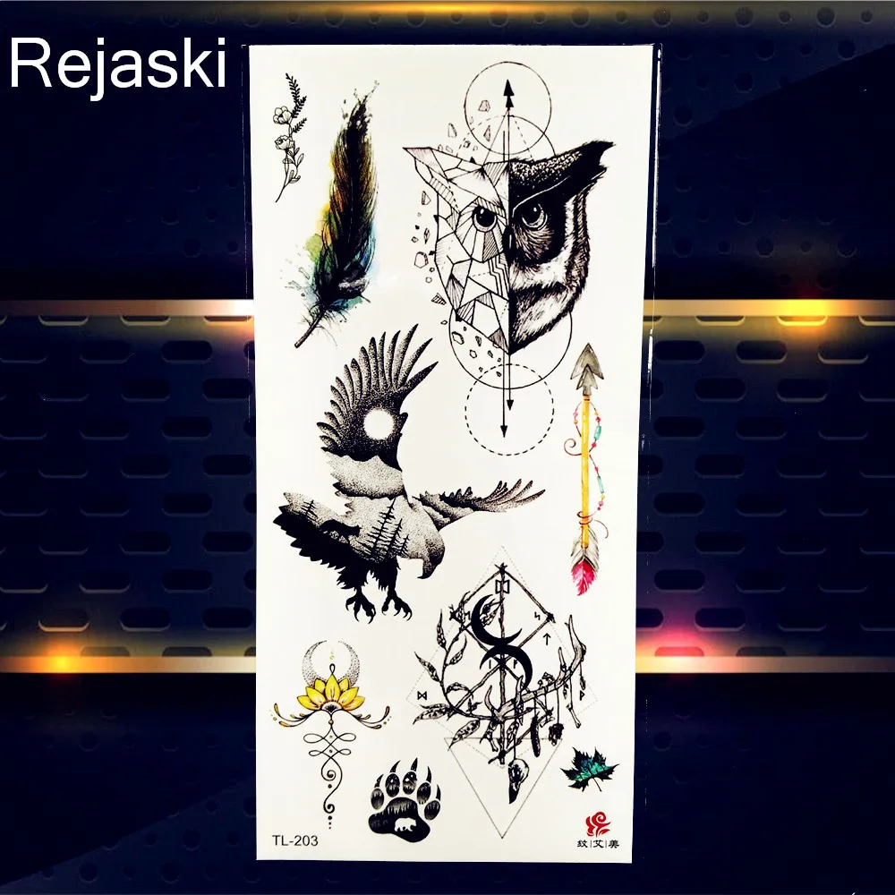 Временные тату наклейки с планетами цветами лисицами для девочек женские боди