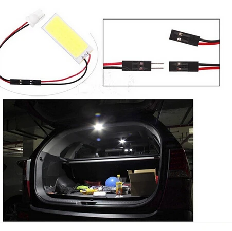 T10 BA9S Festoon Dome Adapter панель лампочки Авто Автомобильный источник света 6 Вт 12 В COB 36