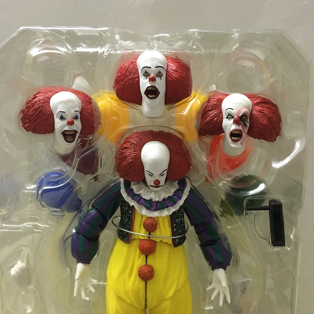 NECA 3D Friday 13th Jason Leatherface бензопила Лори шёл Майкл Майерс Фредди Крюгер Pennywise Джокер Фигурки игрушки