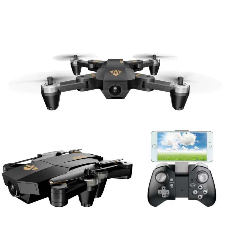 VISUO XS809 Mini 0. 3MP/2MP широкоугольный режим HD камеры 2 Высота удержания без головы WIFI FPV