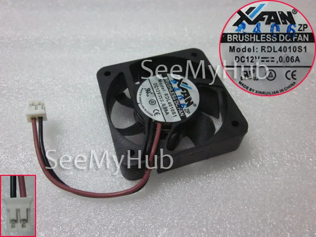 New Free Shipping For XFAN BRUSHLESS DC FAN Model RDL4010S1 DC12V 0.06 A cooling fan 4CM | Компьютеры и офис