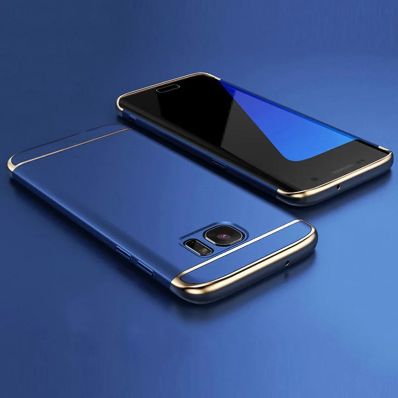 Роскошный Матовый Жесткий чехол 3 в 1 Ультратонкий матовый жесткий для Samsung Galaxy S7