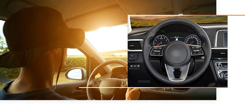 MEWANT сшитый вручную черный синтетический замшевый чехол на руль для Kia K5 Optima Cee 'd Ceed Forte Cerato(AU