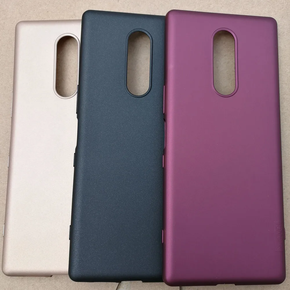 X-Level Мягкий силиконовый чехол для sony Xperia 1 5 X Level Ультратонкий матовый ТПУ защитный чехол для Xperia 8