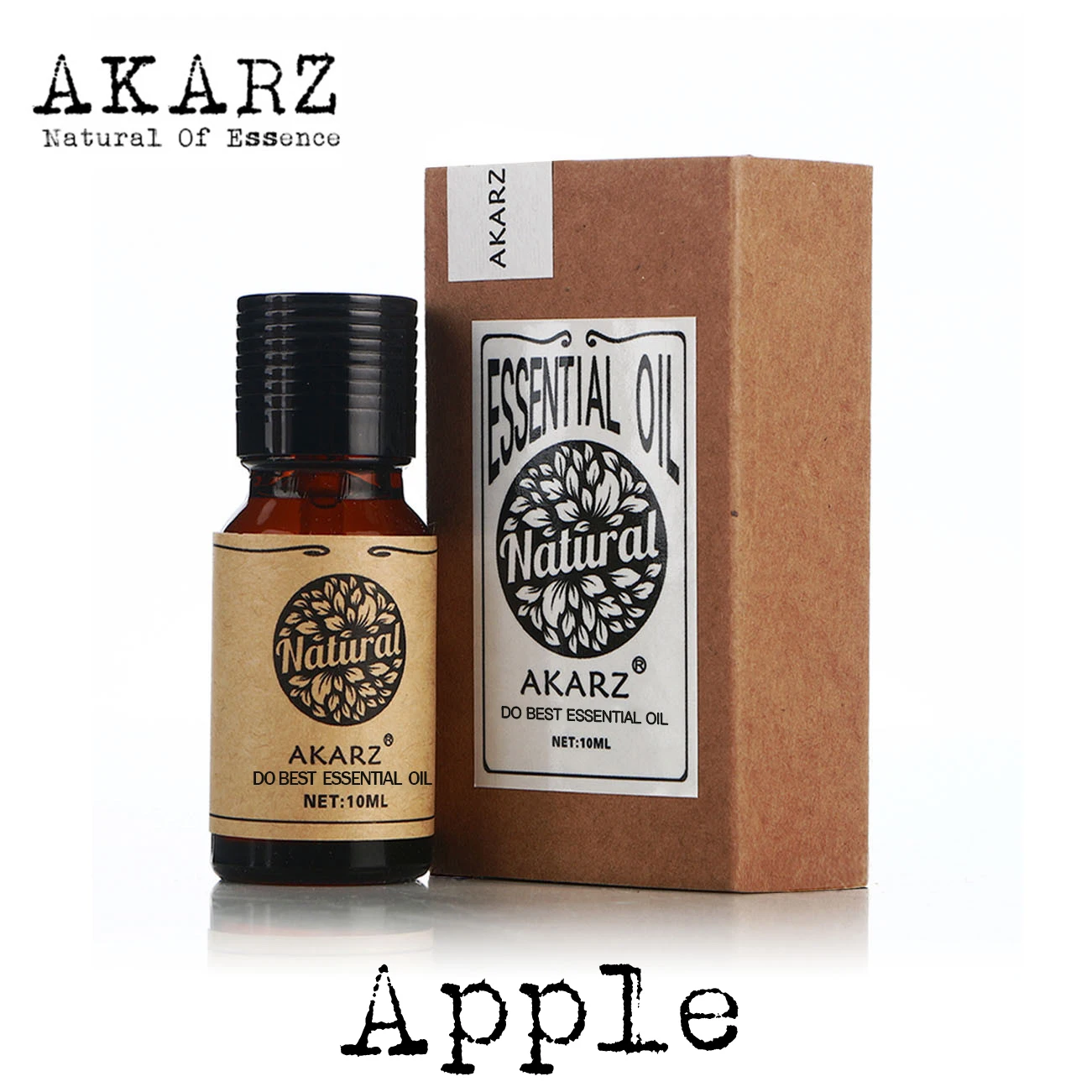 Apple AKARZ, профессиональная серия растений, фруктов,, эфирное масло, ароматическое масло для ароматерапии, диффузоры для кожи, лица и тела, ароматическое масло - Запах: Apple