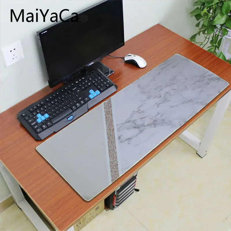 Lock Edge 30X70cm Maiyaca розовый мраморный офисный коврик для мыши геймерский мягкий коврик для мыши игровой коврик для мыши для ПК ноутбука большой коврик для мыши геймерский Настольный коврик - Цвет: Lock Edge 30X70cm