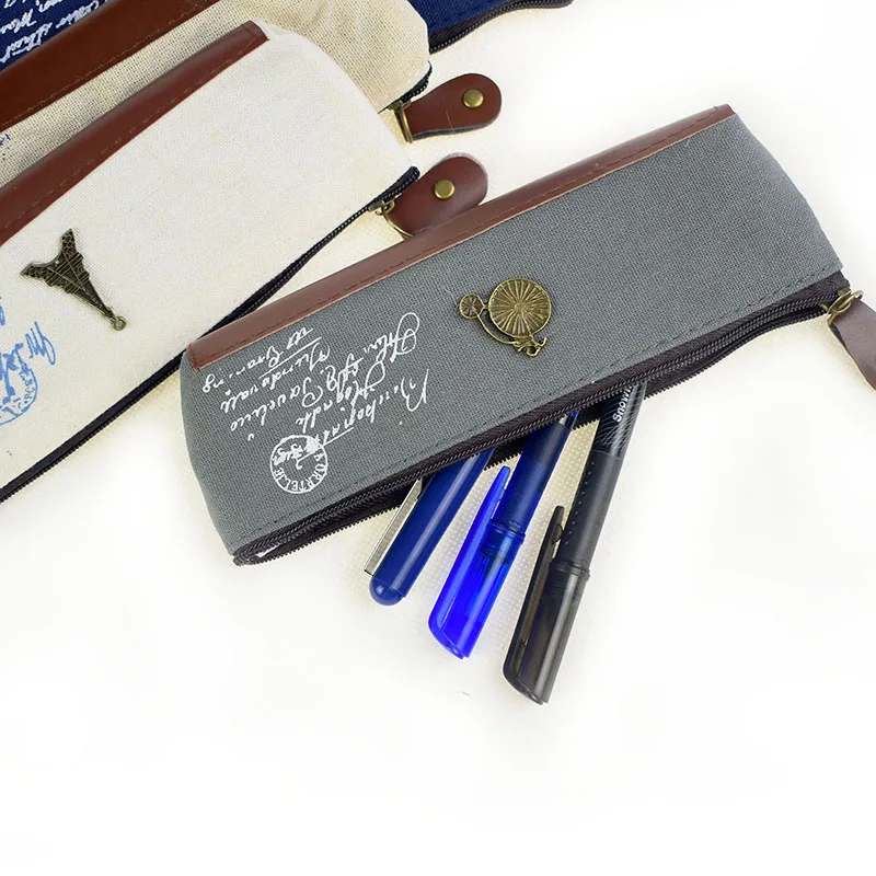 4 шт./лот новинка классический пенал в стиле ретро для мальчиков и девочек