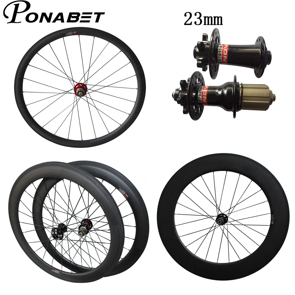 PONABET 23 мм ширина 700C 38 мм/50 мм/60 мм/88 клинчер/трубчатый Novatec дисковый тормоз